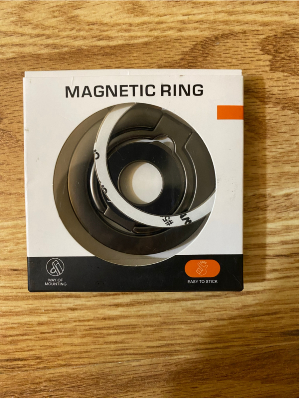 Unbranded Magnetic Phone Ring for iPhone 14/13 Pro Max Plus, Grey, One Size New